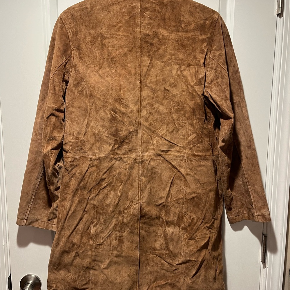 Centigrade Tan Suede Coat - Picture 2 of 3
